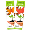 Earth Day Seed Paper Shape Bookmark - 15 Stock Designs Available